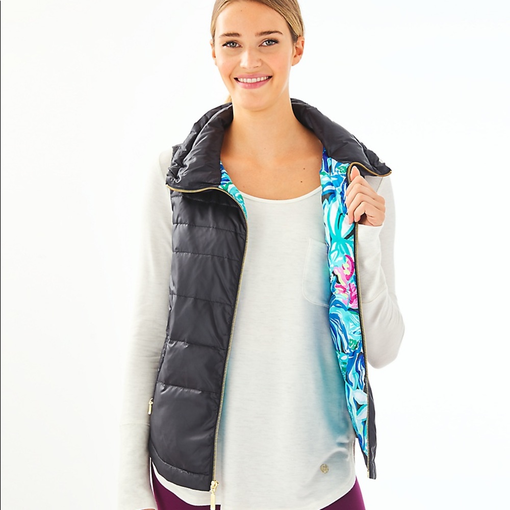 LILLY PULITZER PALM PARADISE VEST